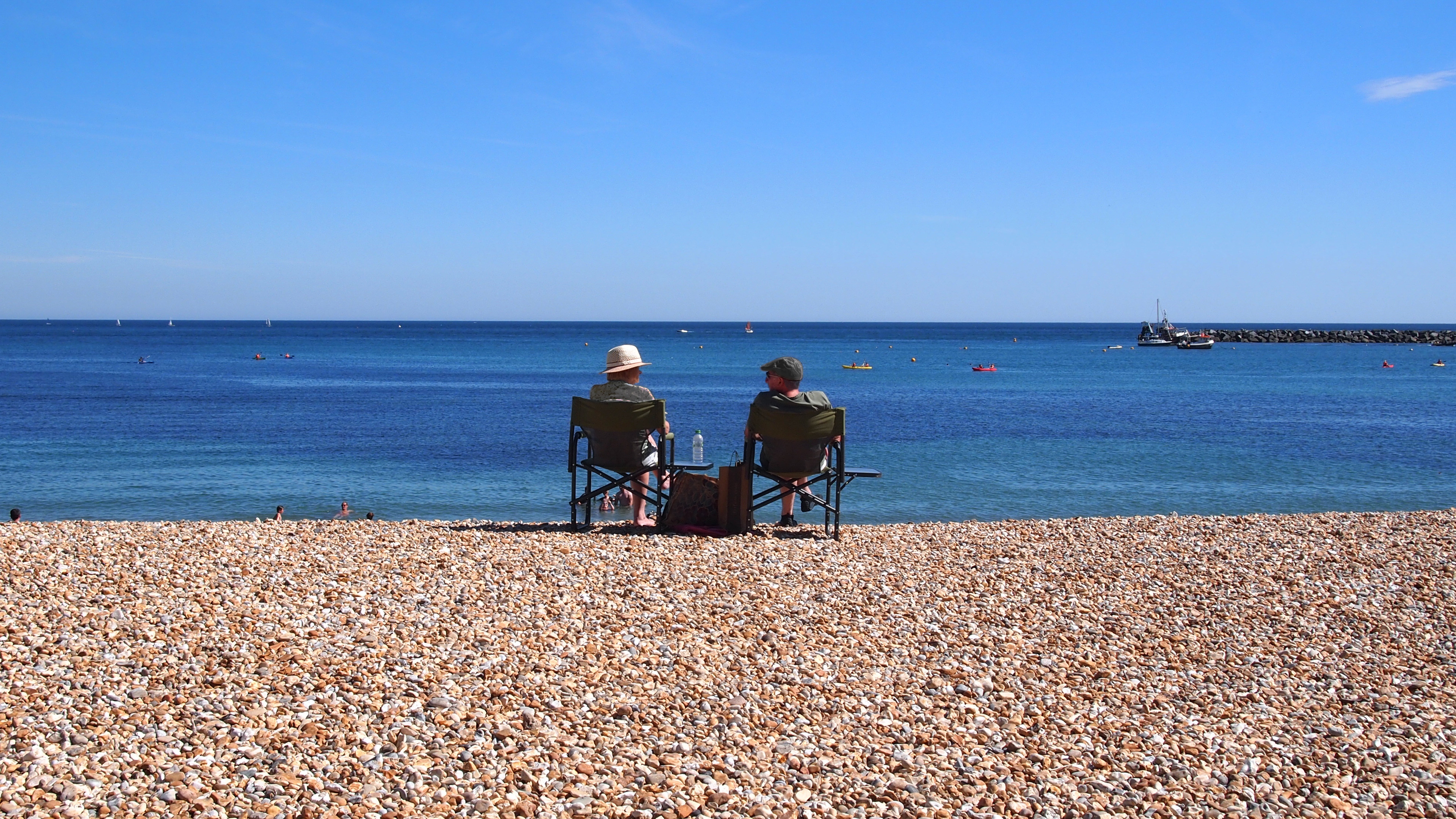 Pebble beach, Lyme Regis